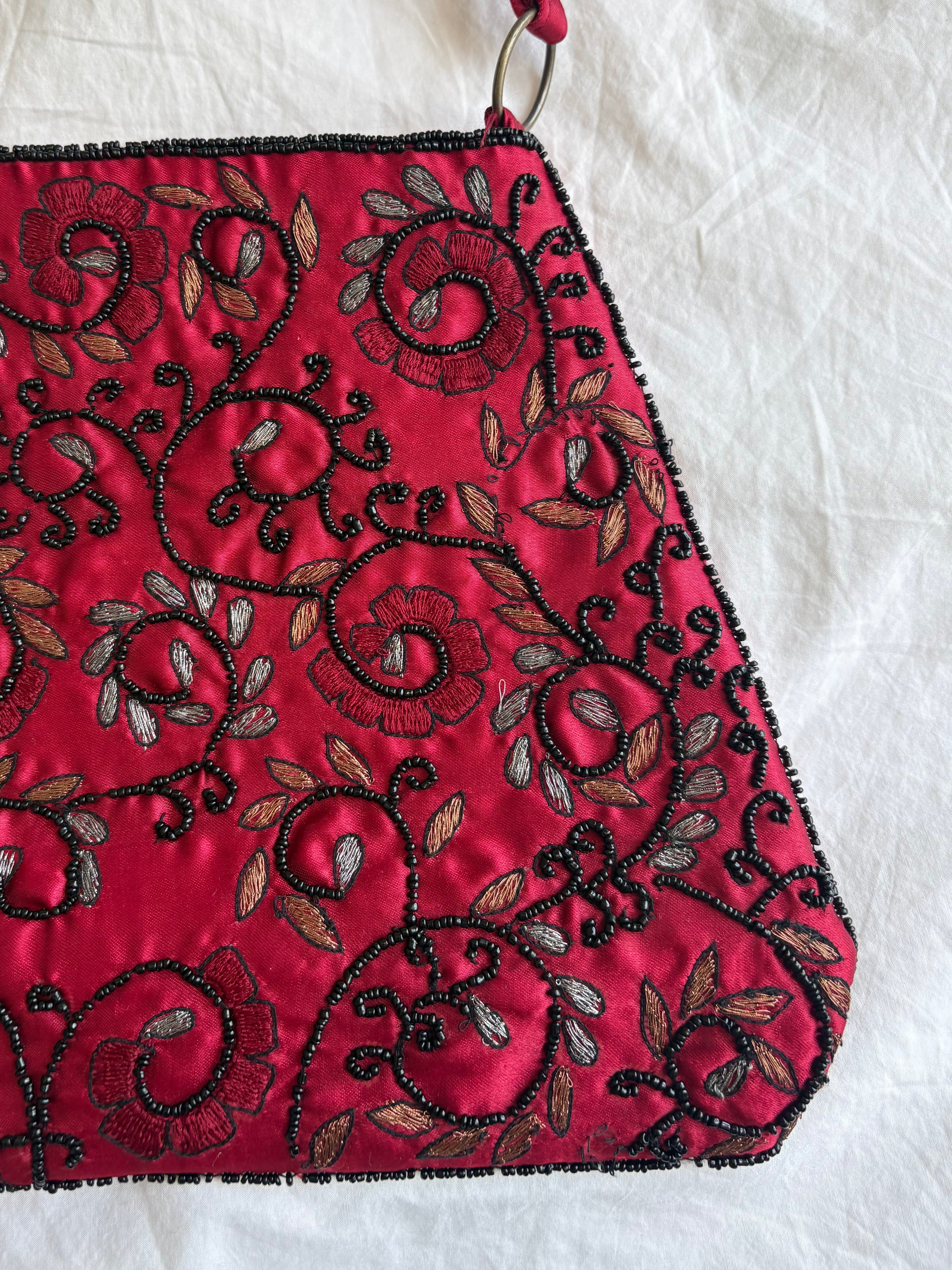 Bolso con cremallera de hombro detalles de prestaría en rama