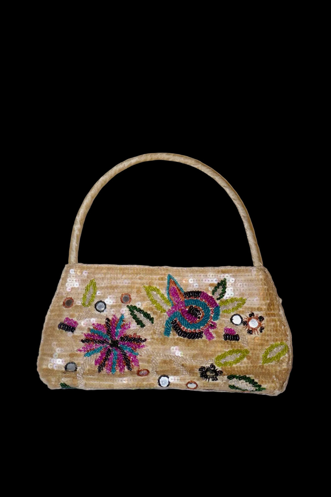 Bolso pedrería detalles