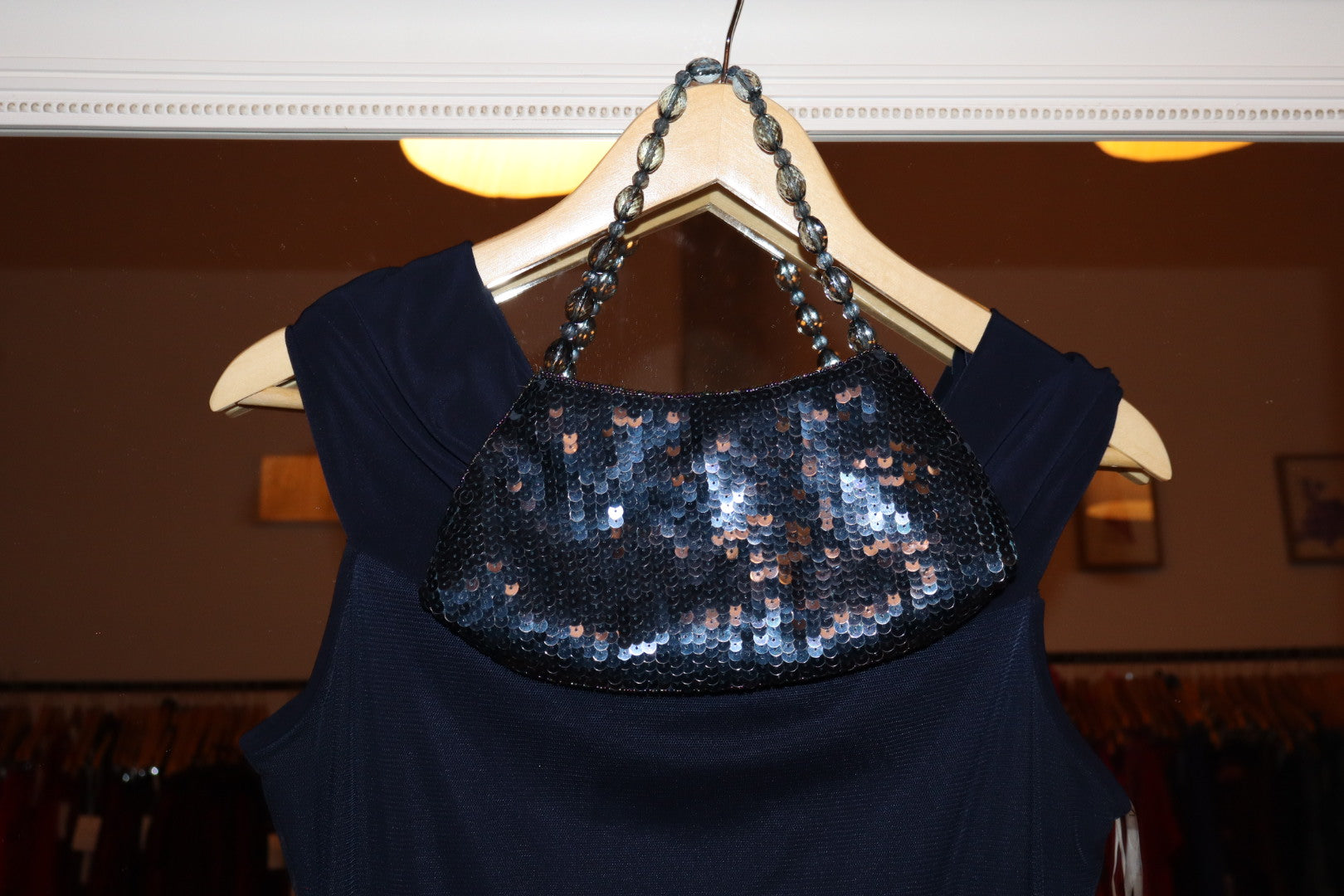 Bolso Lentejuelas Azul