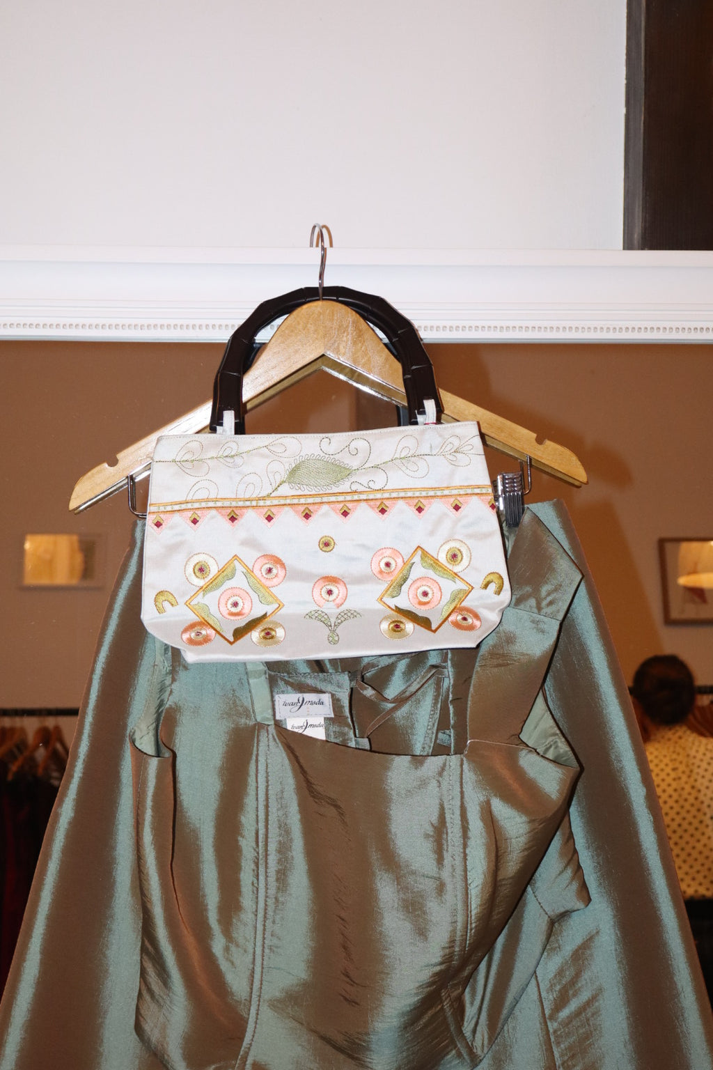 Bolso con dos caras azul