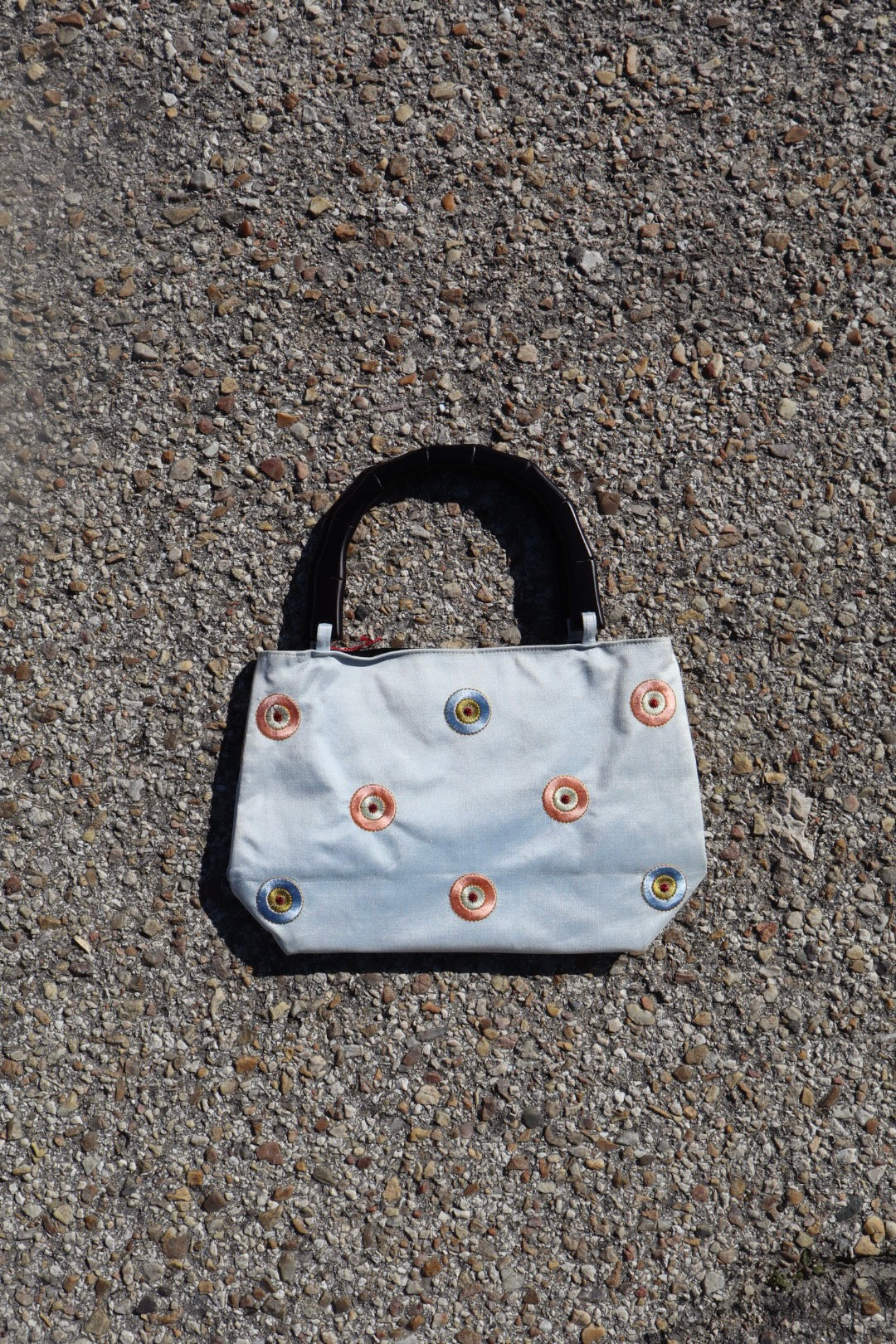 Bolso con dos caras azul