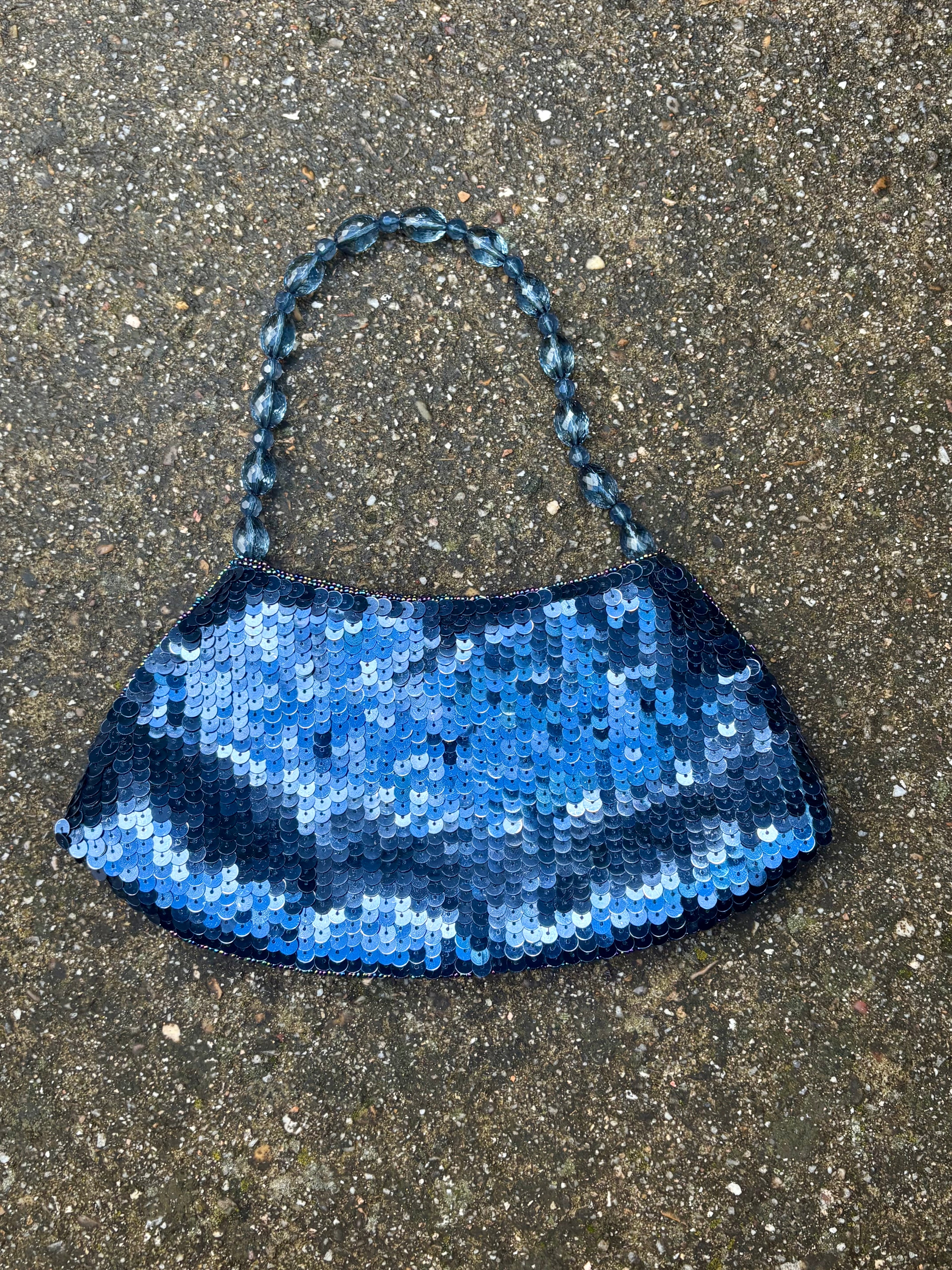 Bolso Lentejuelas Azul